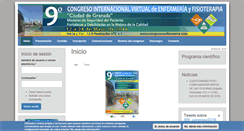 Desktop Screenshot of congresoenfermeria.com